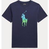 Cotton Big Pony T-Shirt with Short Sleeves