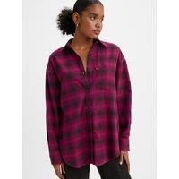 Nola Checked Oversized Shirt in Cotton