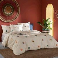 Mentilla Tufted Diamond 100% Cotton Duvet Cover