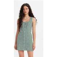 Gingham Cotton Pinafore Dress