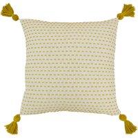 Ezra Woven Tassel Filled Cushion 50x50cm