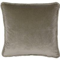 Freya Cotton Looped Fringe Filled Cushion 45x45cm