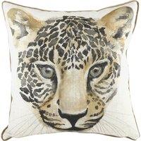 Safari Leopard Filled Cushion 43x43cm