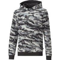 Camo Print Hoodie in Cotton Mix
