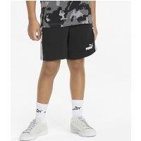 Cotton Mix Fleece Shorts with Camo Side Stripes