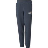 Logo Print Joggers in Cotton Mix