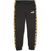 Logo Print Joggers in Cotton Mix