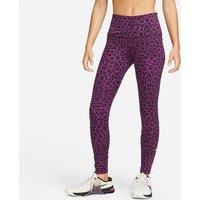 Dri-Fit Leggings in Leopard Print with High Waist