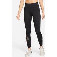 Therma-Fit Leggings with Logo Print and High Waist