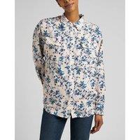 Floral Cotton/Linen Shirt