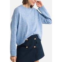 Brushed Knit Cropped Jumper