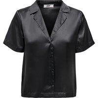 Satin Short Sleeve Blouse