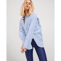 Finely Striped Cotton Shirt