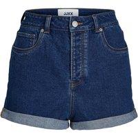 Denim Mini Shorts with High Waist