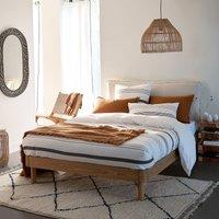 Jutlo 60 x 100cm Woven Straw Oval Mirror