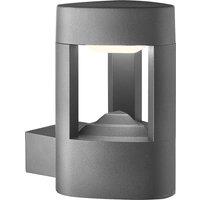 Outdoor Dark Grey Curved Wall Light