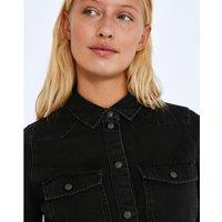 Denim Mini Shirt Dress