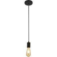 Adjustable Black Ceiling Pendant with Hanging Cable Light