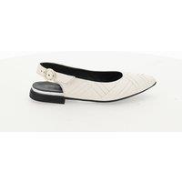 Sling Back Ballet Flats in Leather