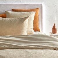 Thesari Linen and Cotton Muslin Two-Sided Pillowcase