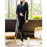 Azaley Knitted Jumper Dress with Long Sleeves