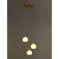 Gold And White Cluster Ceiling Light