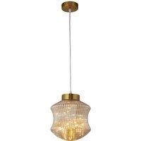 Gold & Crystal Ceiling Light