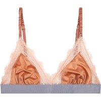Lovelace Satin/Lace Triangle Bralette