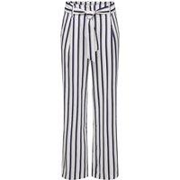 Striped Wide Leg Trousers with High Waist