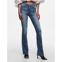 Mid Rise Flared Jeans