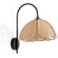 Lola Rattan & Metal Petal Wall Light