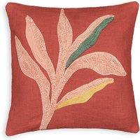 Ulloma Embroidered 100% Cotton Square Cushion Cover