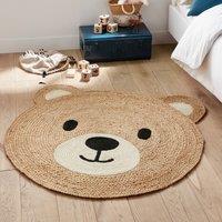 Osora Bear's Head 100% Jute Rug