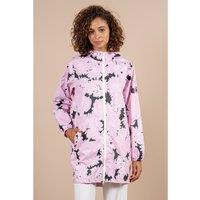 Amelot Recycled Hooded Windbreaker in Floral Print with Zip Fastening