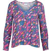 Printed V-Neck Blouse