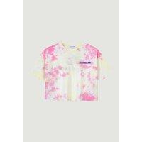 Camo Print T-Shirt in Organic Cotton with Crew Neck and Short Sleeves