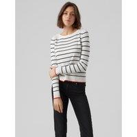 Breton Striped Jumper in Cotton Mix and Fine Knit