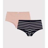 Pack of 2 Shorts in Cotton