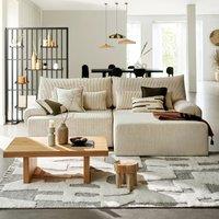 Launity Graphic Fringed Wool and Cotton Rug