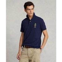 Custom Fit Polo Shirt in Cotton with Polo Bear Embroidery