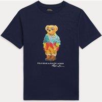 Cotton Polo Bear T-Shirt with Short Sleeves
