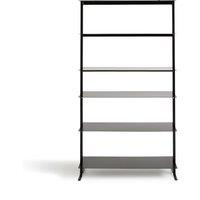 Livel L100cm Black Epoxy Metal Bookcase