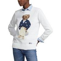 Cotton Polo Bear Jumper with Crew Neck
