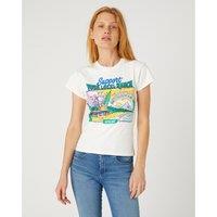 Printed Cotton T-Shirt with Short Sleeves