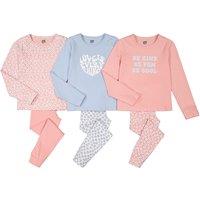 Pack of 3 Pyjamas in Leopard Print Cotton