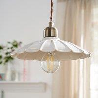 Festonia Scalloped Metal Ceiling Light