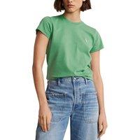 Cotton Crew Neck T-Shirt with Short Sleeves