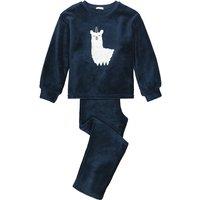 Fleece Pyjamas with Sherpa Llama