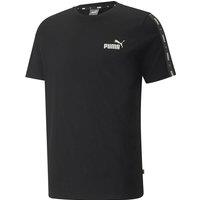 Essential+ Cotton T-Shirt with Side Stripes and Short Sleeves