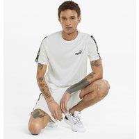 Essential+ Cotton T-Shirt with Side Stripes and Short Sleeves